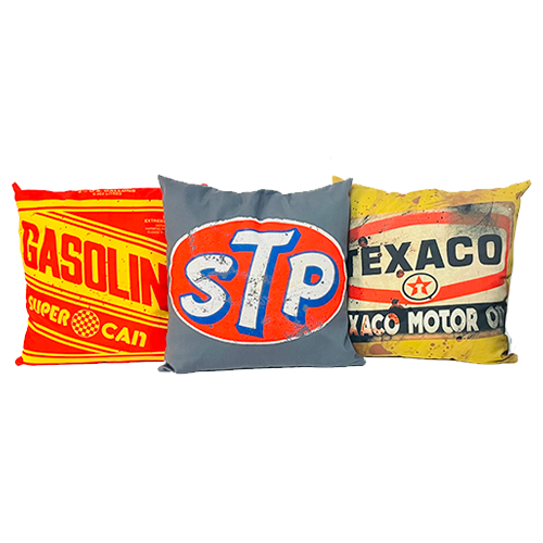 Set of (3) Oil and Gas Pillows - STP
