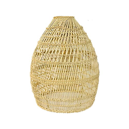 Woven Wicker Chandelier