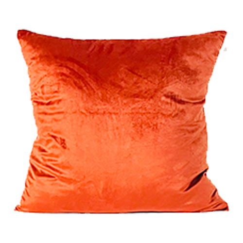 Rust Velvet Pillow