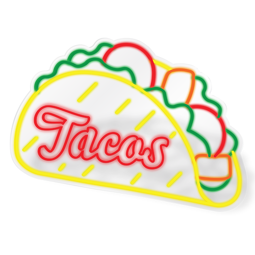 Tacos - Multicolor LED Neon