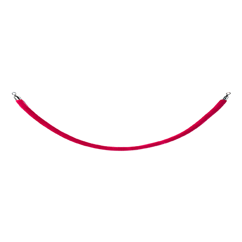 Hot Pink Rope with Chrome Ends