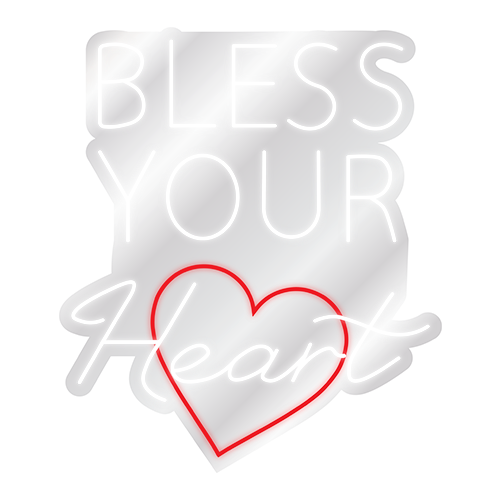 Bless Your Heart LED Neon