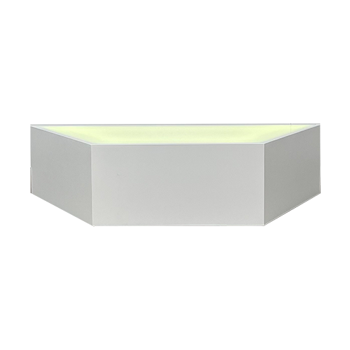 Half Hexagon Platform Step 12"