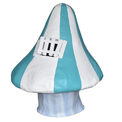Large Magic Mushroom Teal