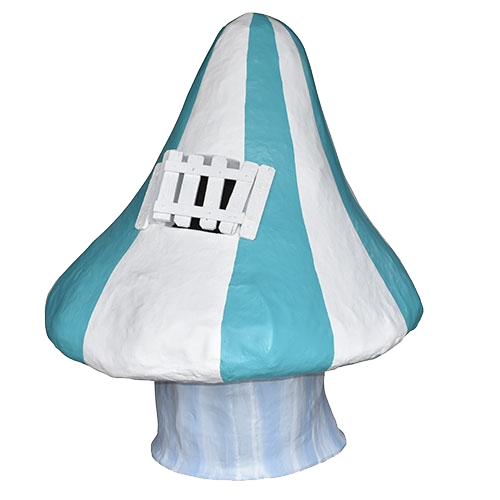 Large Magic Mushroom Teal