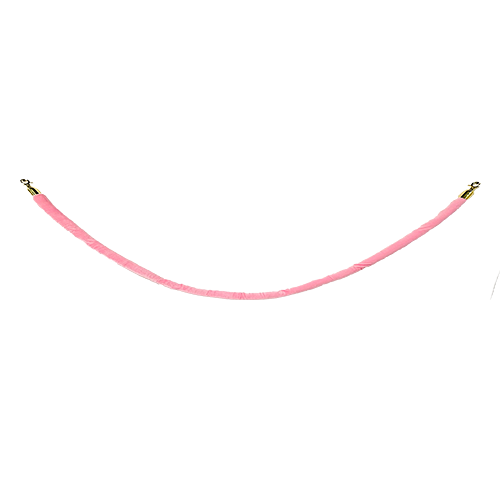 Light Pink Rope with Brass Ends