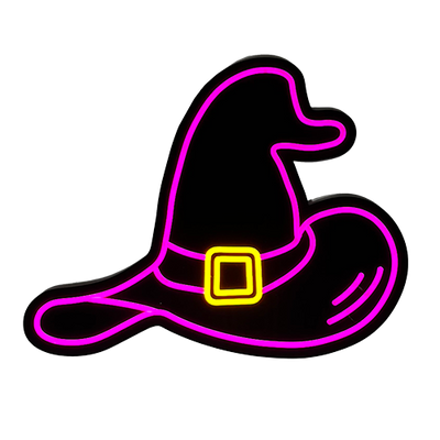 Halloween Witch Hat LED Neon