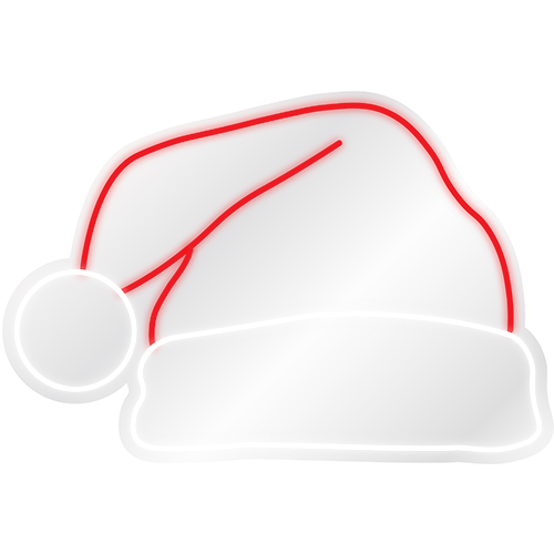 Santa Hat LED Neon