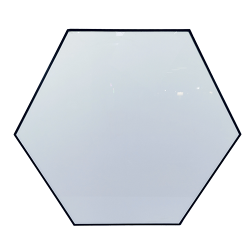6' Graphic Hexagon Sign - Black
