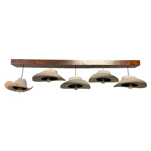 Cowboy Hat Chandelier 8'