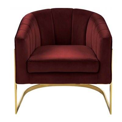 Madison Arm Chair - Burgundy