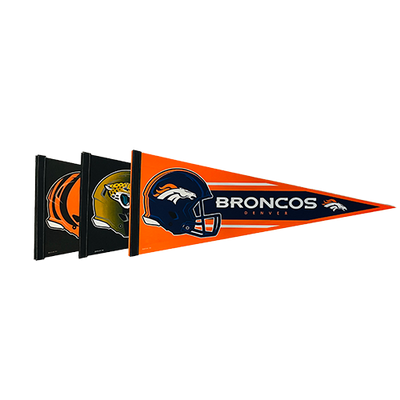 Football Pennants (Set of 10)