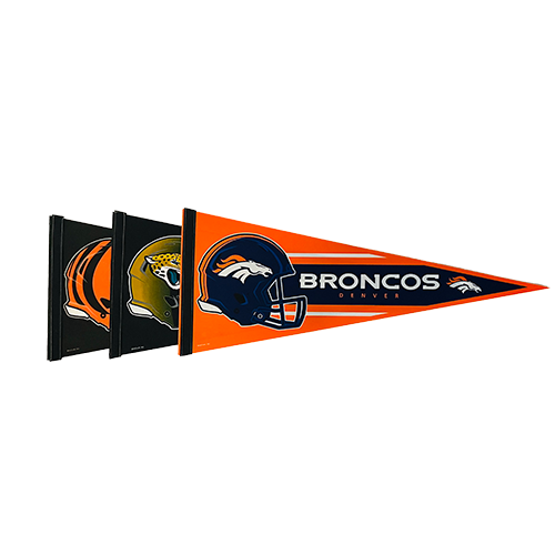 Football Pennants (Set of 10)