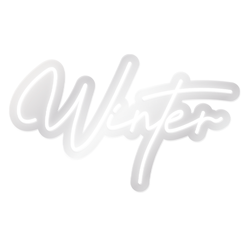 Winter – White LED Neon