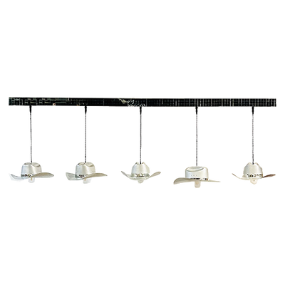 Disco Cowboy Hat Chandelier