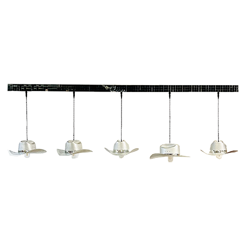 Disco Cowboy Hat Chandelier