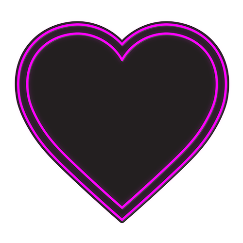 Heart - Multicolor LED Neon