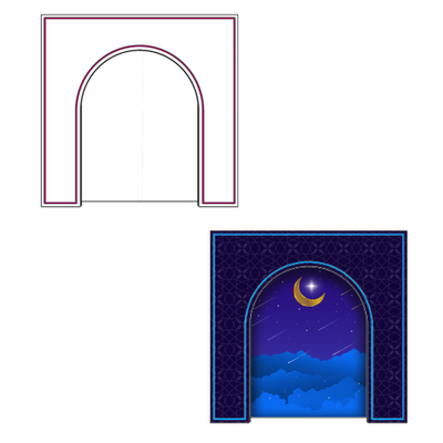 10' LED Arch Backdrop