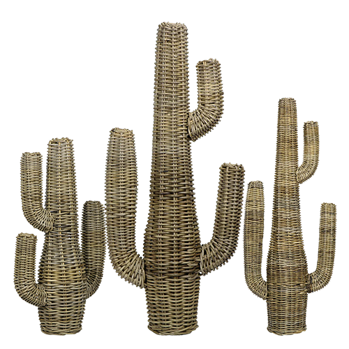 Rattan Cactus (Set of 3)