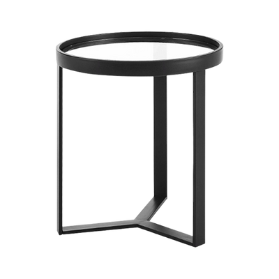 Modern Black End Table