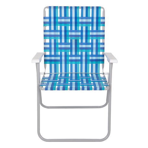 Lawn Chair - Blue Plaid
