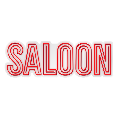 Saloon - Red LED Neon