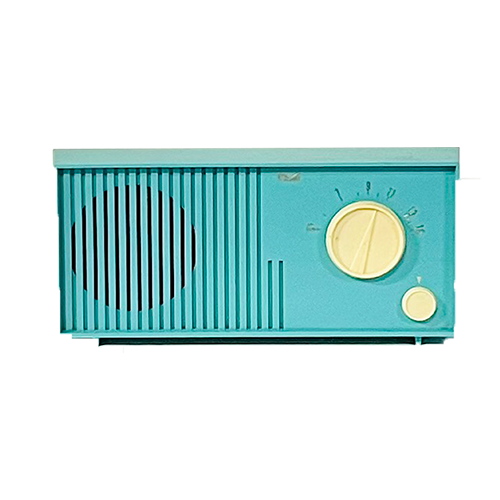 Vintage Radio - Aqua