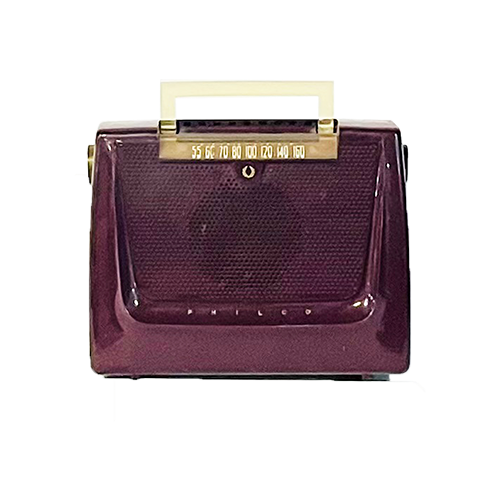 Vintage Radio - Burgundy