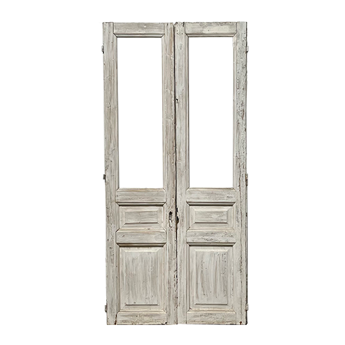 Vintage French Doors with Windows