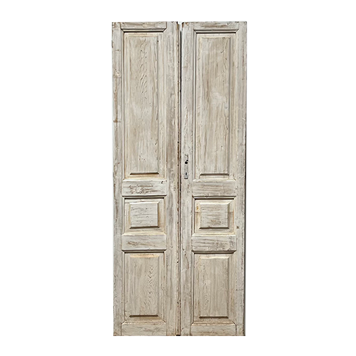 19th Century French Panel Doors (Set of 2)