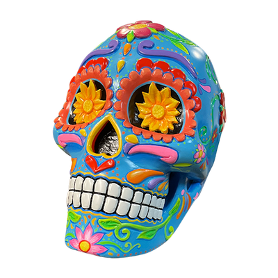 Sugar Skull - Blue 23"
