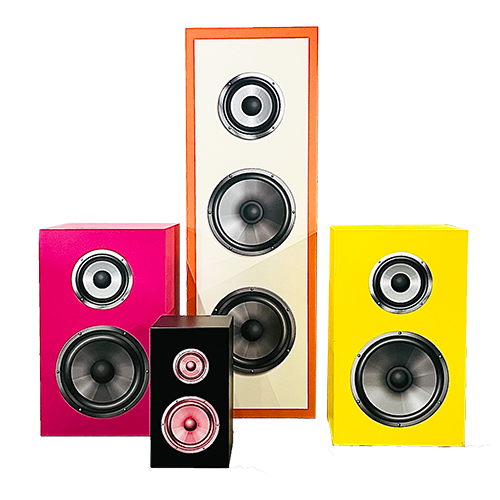 Pop Faux Speakers (Set of 4)