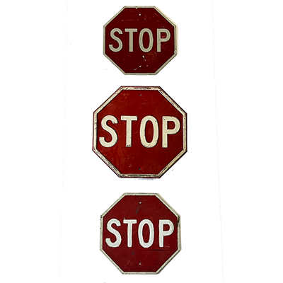 Set of Stop Signs