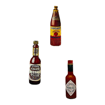 Hot Sauce Signs (Set of 3)