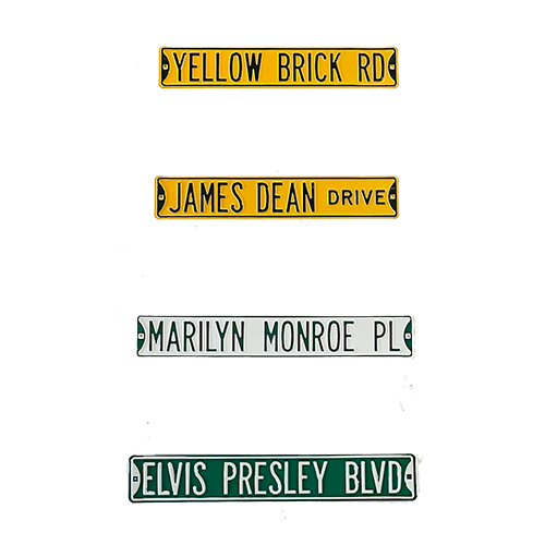 Old Hollywood Signs (Set of 4)