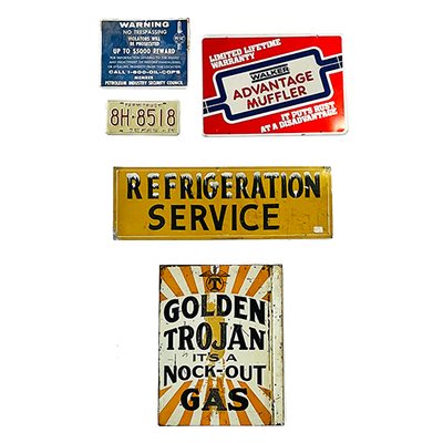 Set of Service Signs