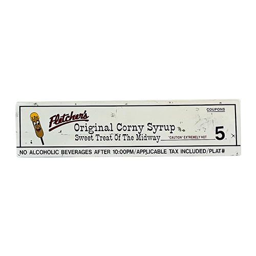 Fletcher's Corny Dog Sign