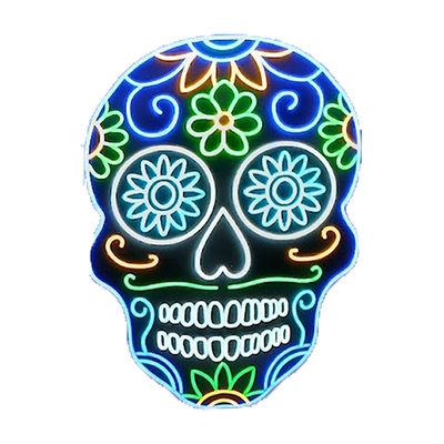 Sugar Skull LED Neon