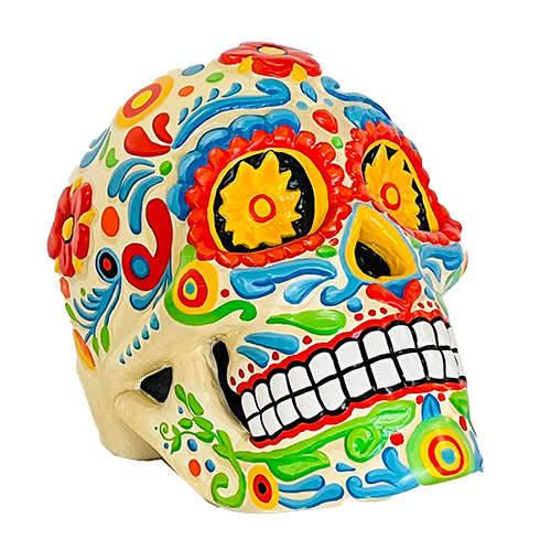 Sugar Skull - Cream 23"