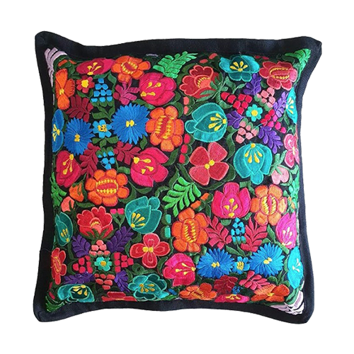 Black Fiesta Pillow