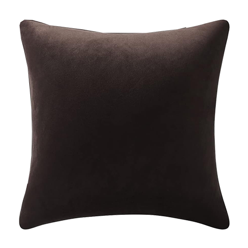 Brown Velvet Pillow