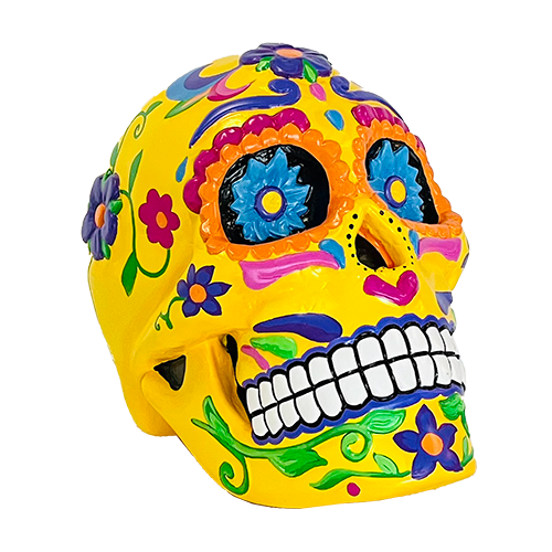 Sugar Skull - Yellow 23"