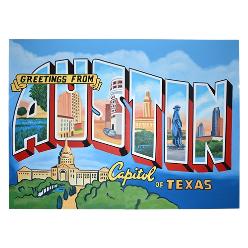 Austin 8' x 11' Postcard