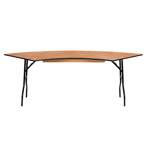 5' Serpentine Folding Banquet Table
