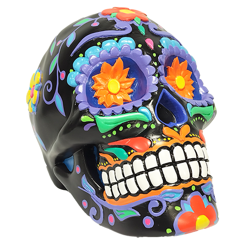 Sugar Skull - Black 23"