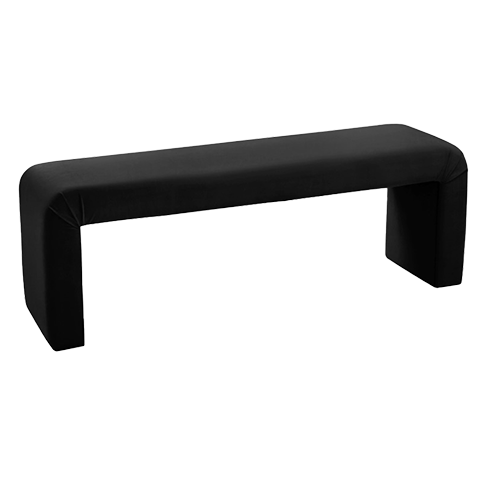 Black Velvet Bench