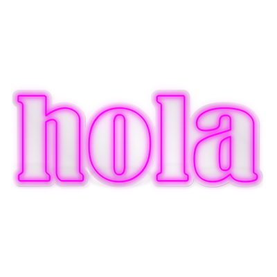Hola! Block - Multicolor LED Neon