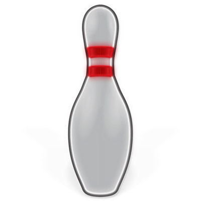 Bowling Pin - Multicolor LED Neon