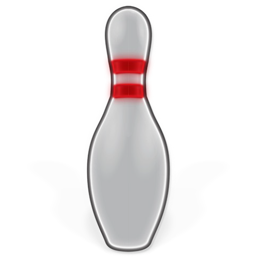 Bowling Pin - Multicolor LED Neon