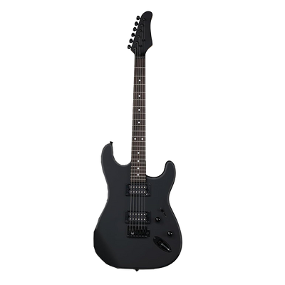 Matte Black Guitar
